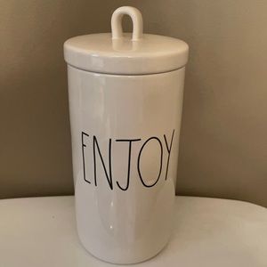 Rae Dunn - ENJOY - canister